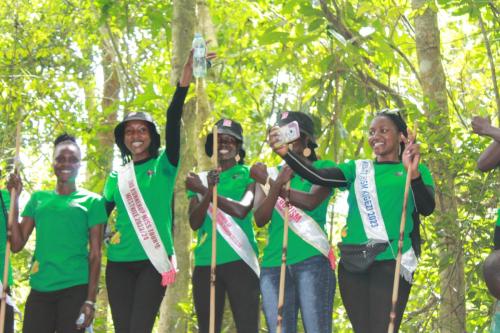 Miss Tourism Uganda for Nature Walk in Zoka Forest 2024